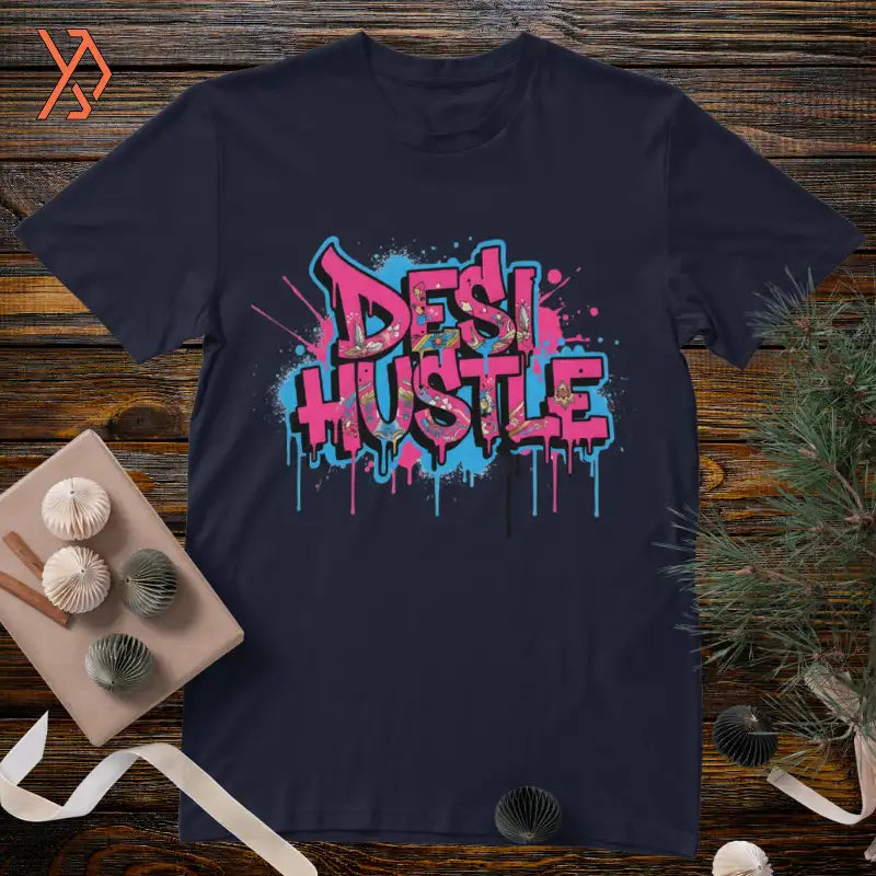 Desi Hustle" Funky Graffiti T-Shirt