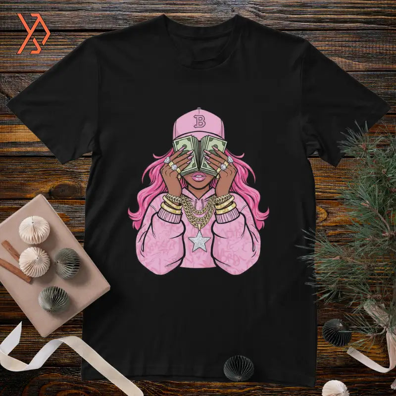 Dollar Queen with Shy" Urban Streetwear Graphic Tee