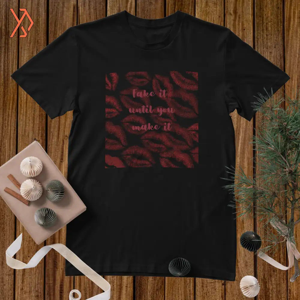 Fake It Lips Graphic Tee