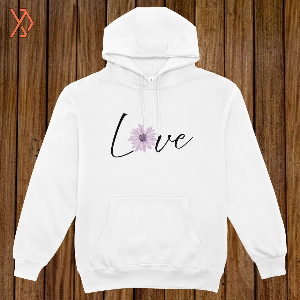 Love Flower Minimalist Hoodie