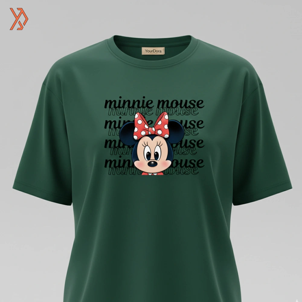 Premium Minnie Mouse Signature Edition T-Shirt - yourdora.pk