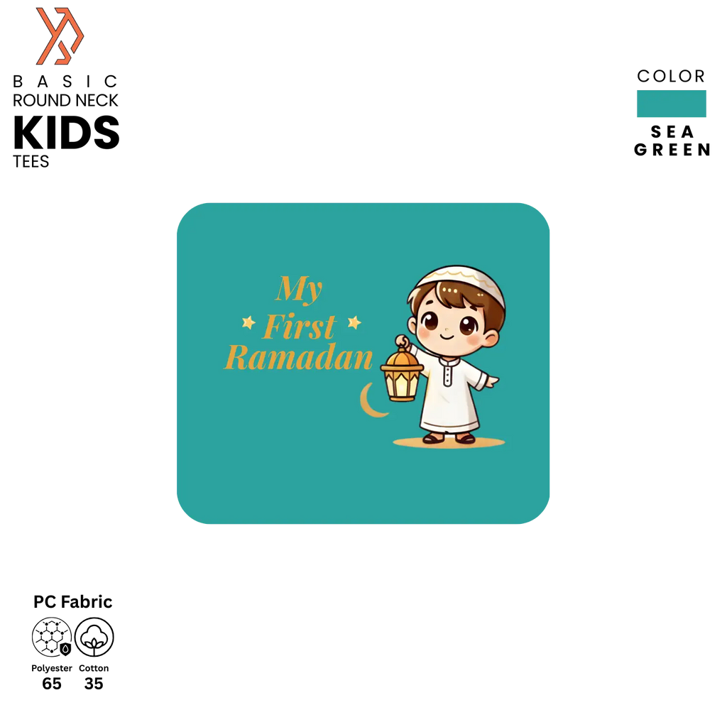 My First Ramadan Cute Kids Character Graphic Tee