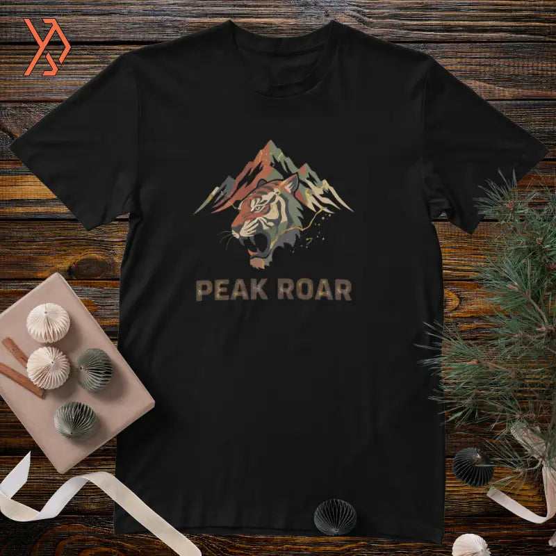 Peak Roar Majestic Tiger & Mountain Graphic Tee