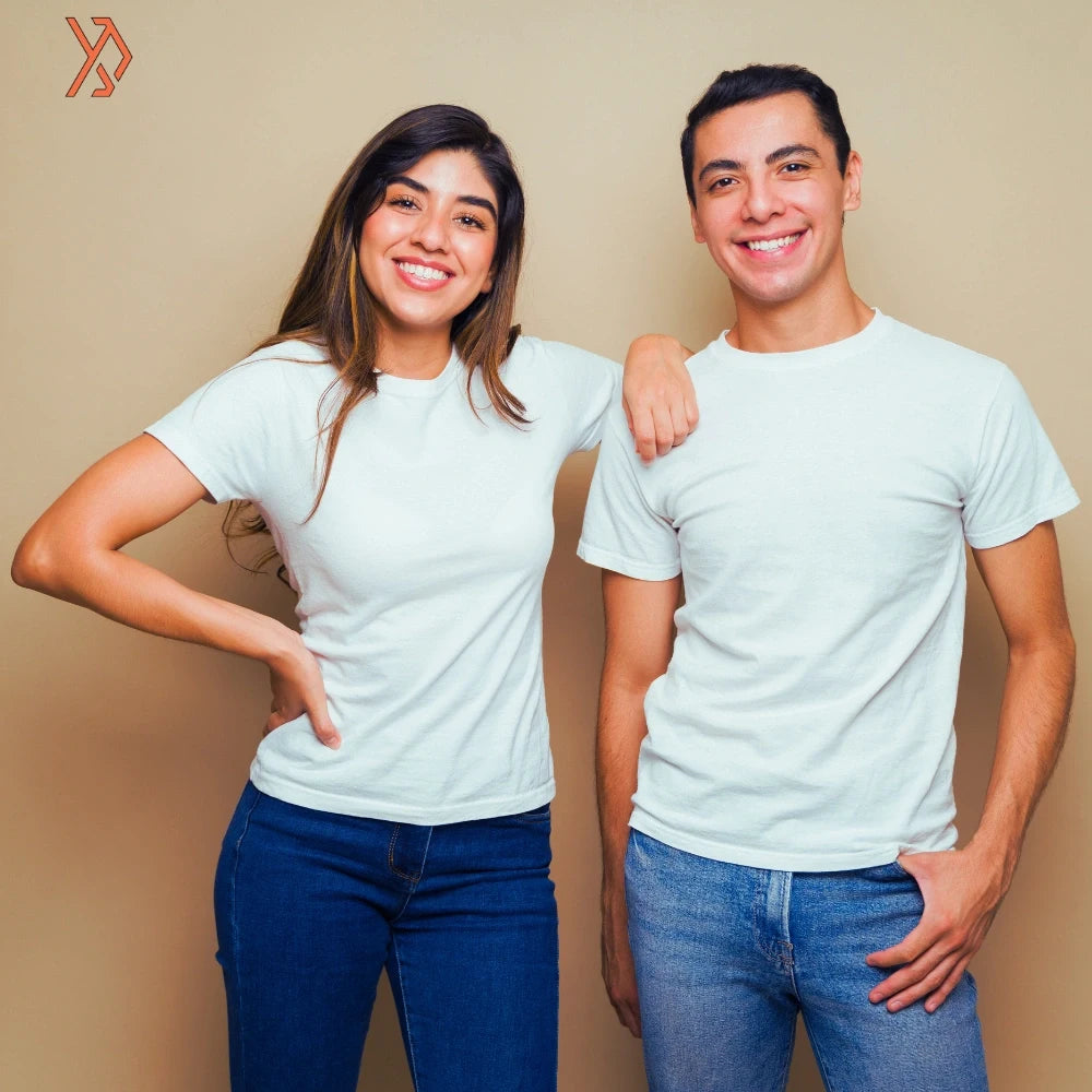 The "Perfect Match" Essential Plain Couple T-Shirts