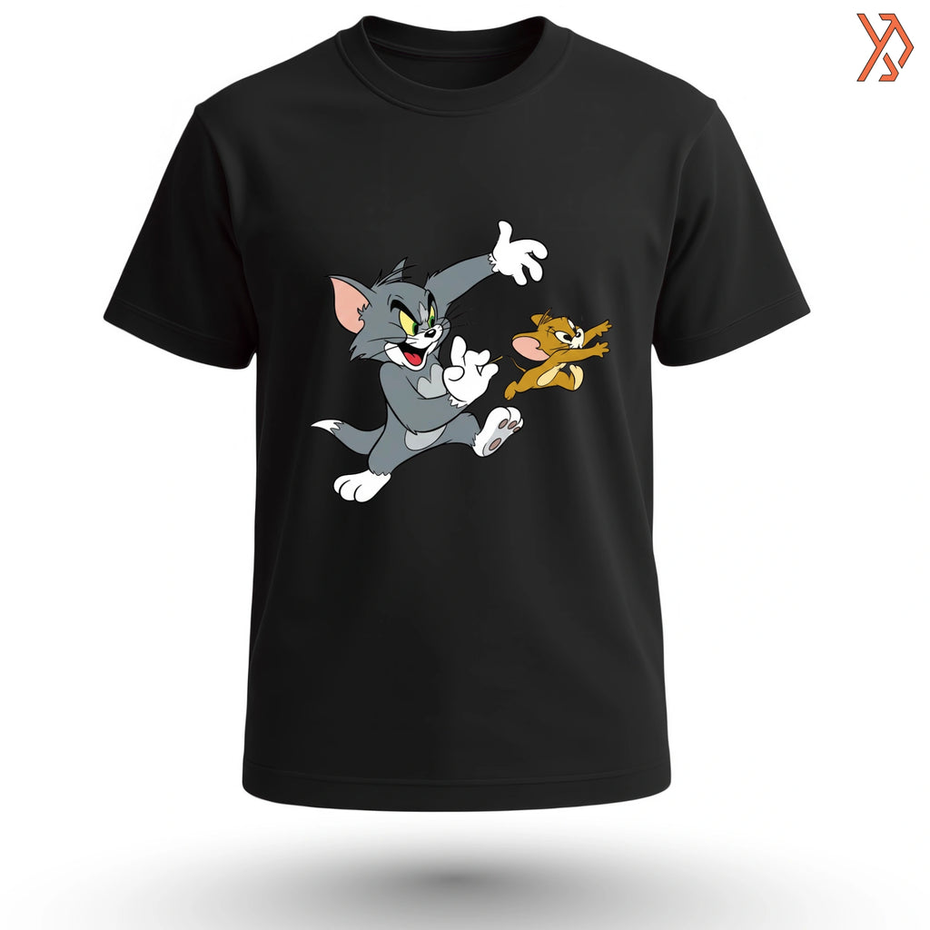 Tom and Jerry Graphic T-Shirt – Classic Cartoon Streetwear Tee