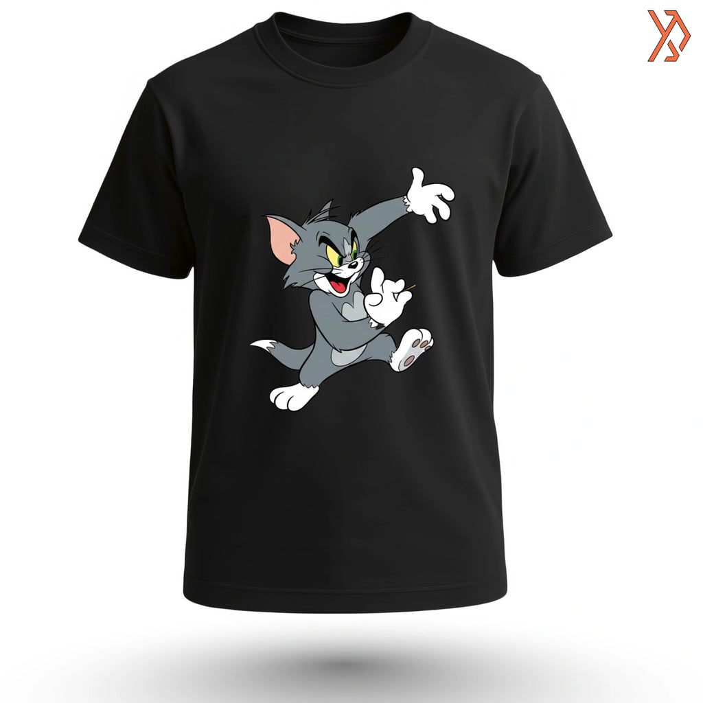 Tom Cartoon Graphic T-Shirt – Classic Fun Streetwear Tee
