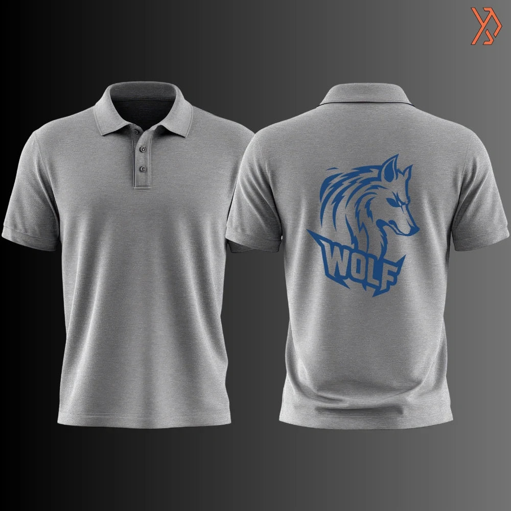 The "Lone Wolf" Signature Polo — Premium Sketch Edition