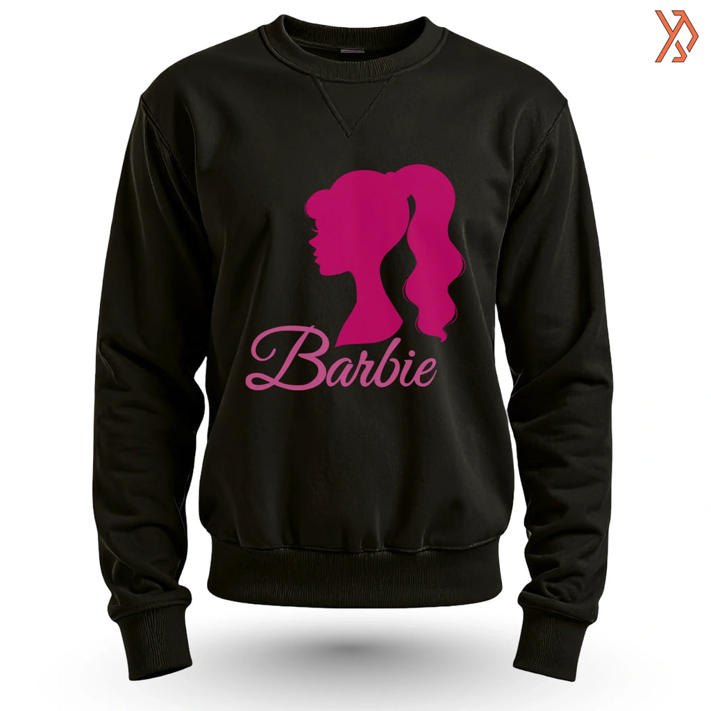 Barbie Doll Graphic Sweatshirt – Cute Aesthetic Winter Streetwear