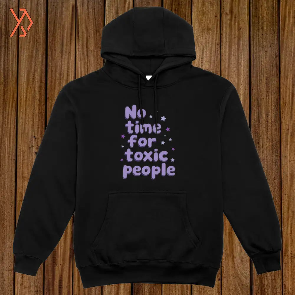 No Time For Toxic People" Aesthetic Hoodie