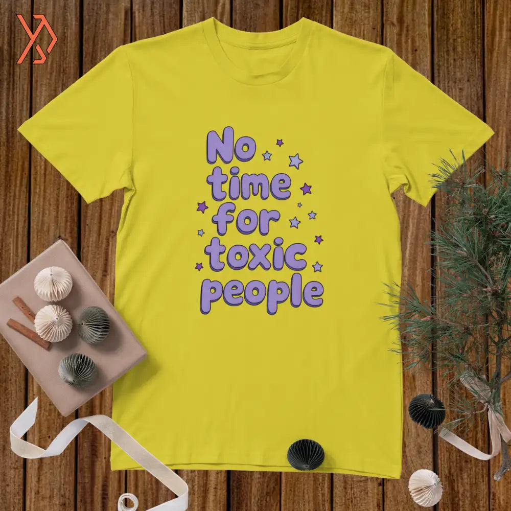 No Time For Toxic People Aesthetic Tee